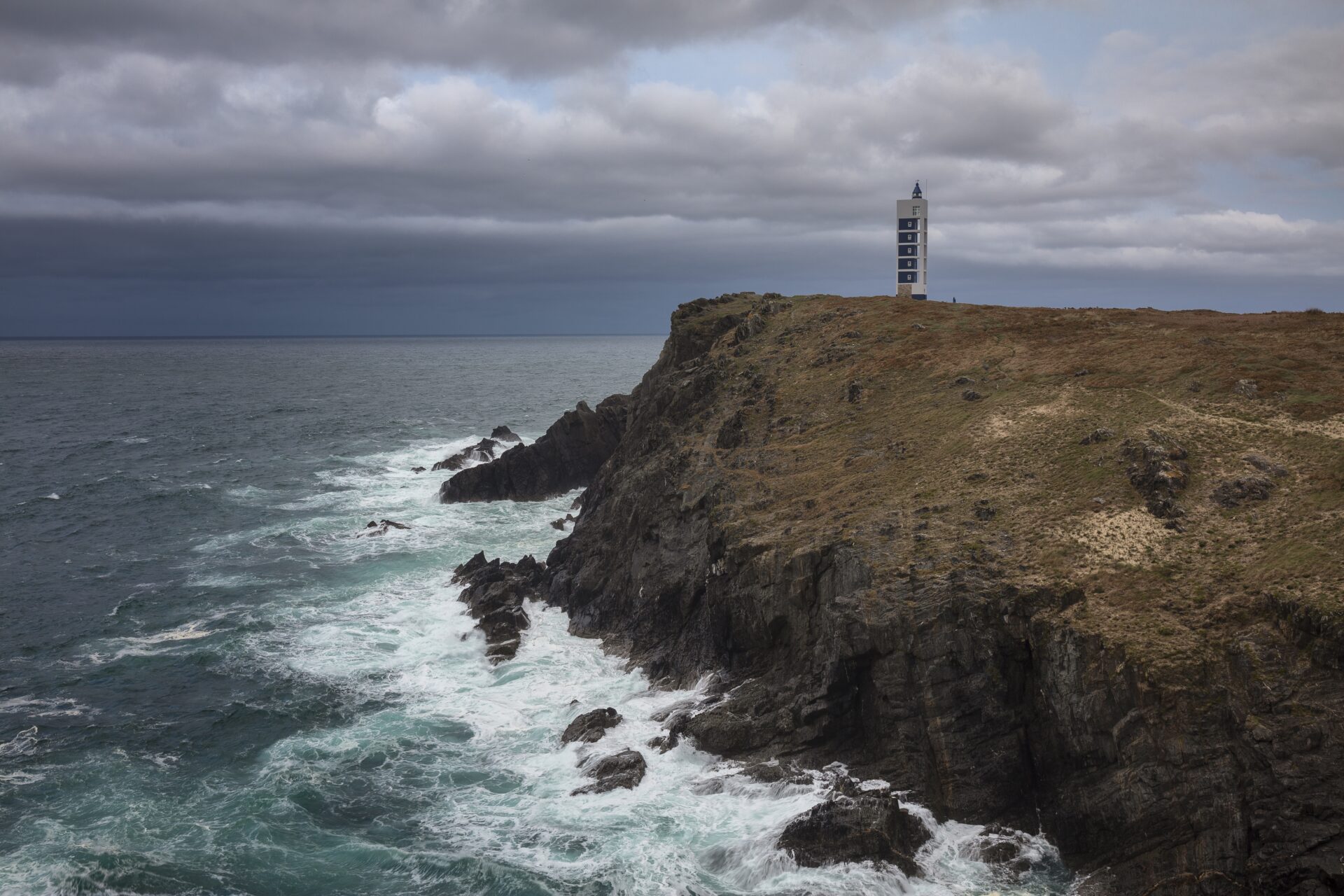 Dramatic Atlantic cliffs and sea stacks on Portugal’s coast